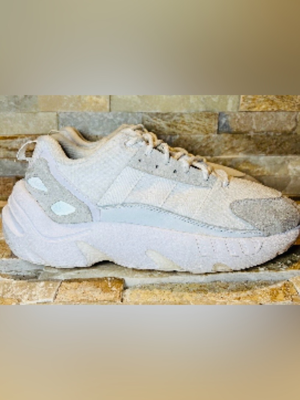 Adidas ZX 22 Boost Cream White Bliss Suede Sneakers Shoes-Mens 8.5 OR Womens 9.5